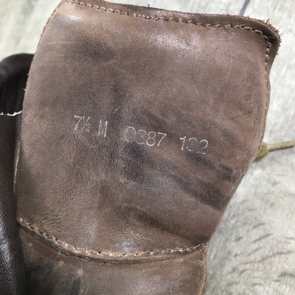 Raichle Womens 387 Made in Switzerland Hiking Hiker Brown Leather Boots Size 7.5 - Picture 10 of 11